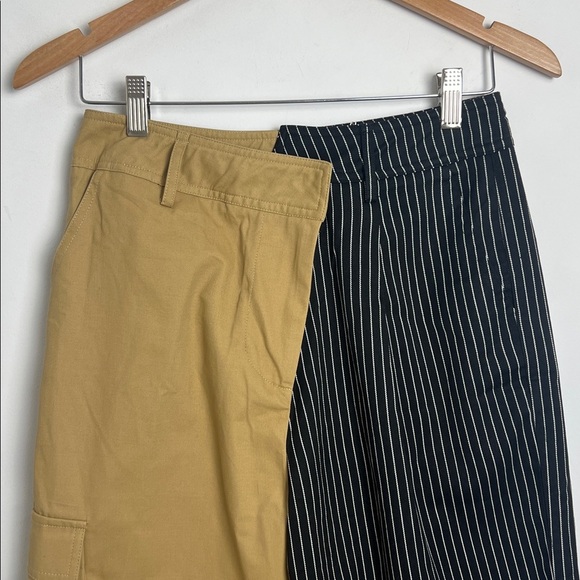NEW Choosy Women's Size 4 Day And Night Two-Tone Color Block Pants High Rise - Picture 4 of 13